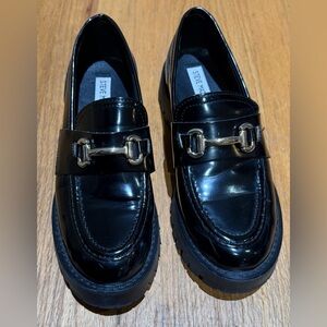 Steve Madden Lando Black Patent Loafers – Women’s 8M